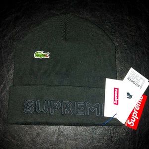 Limited Edition Lacoste Supreme Beanie NWT